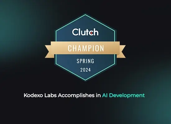 Kodexo Labs Honored as a Clutch Champion for Spring 2024