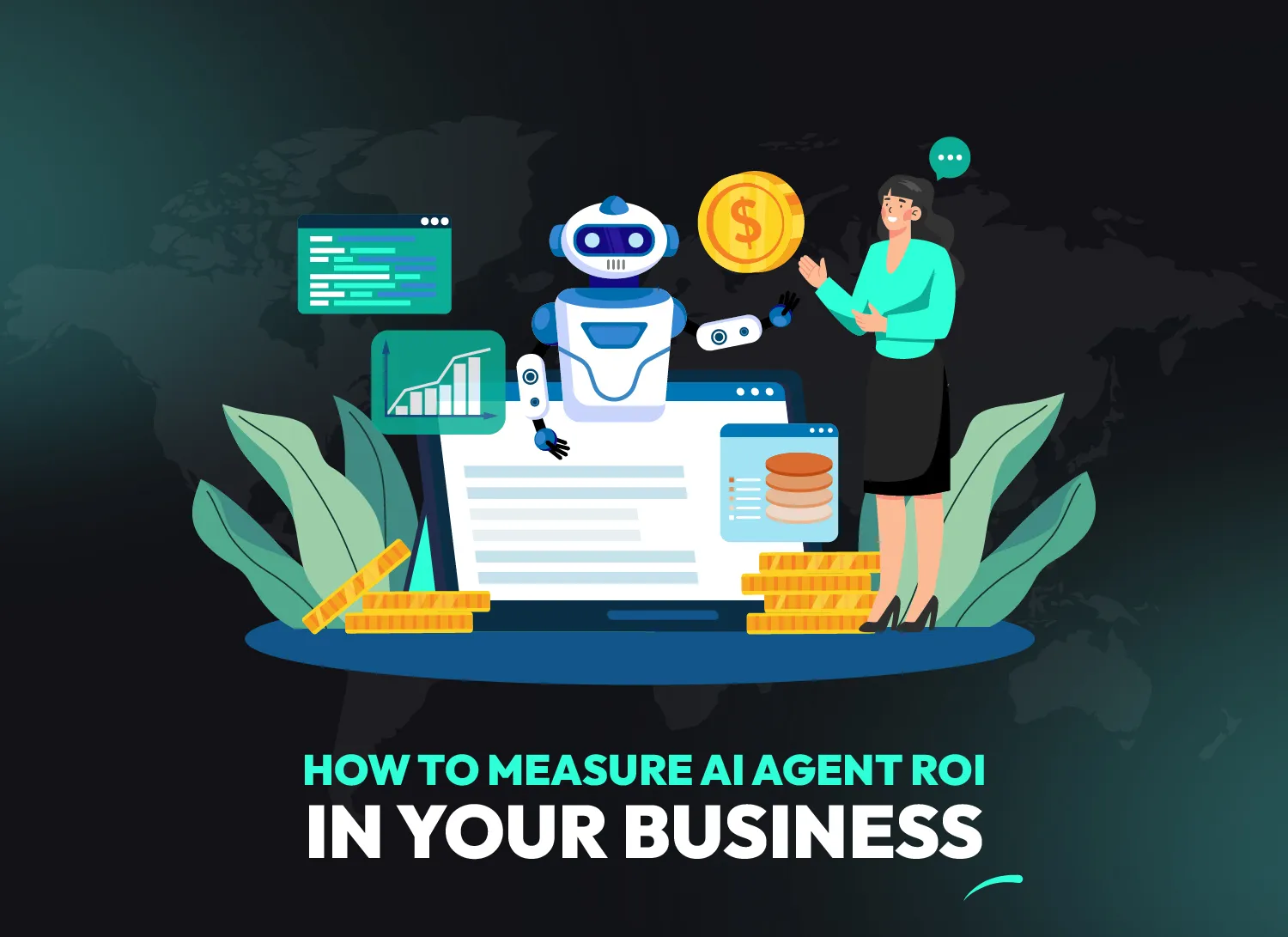 How to measure AI agent ROI in business – guide to agentic AI ROI, ROI calculator and applications of AI agents in business automation.